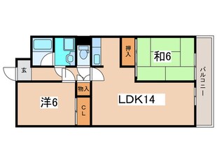 ヒルポイント住吉の物件間取画像